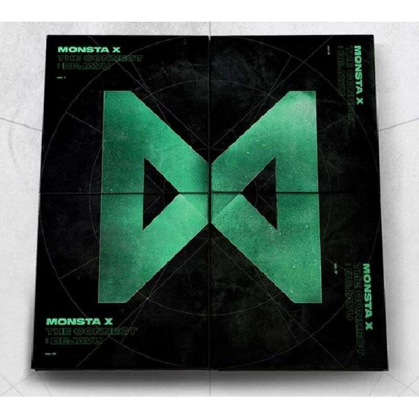 MONSTA X Album [THE CONNECT : DEJAVU] CD+84p Booklet+2p Photocard+Pre-Order Item